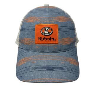 Kubota Logo Patch Snapback Trucker Hat Multicolor One Size Mesh Back
